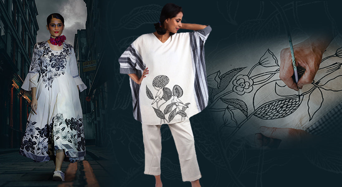 Handpainted with Eco Colors: Embracing Sustainable Artistry with Rangila Dhaga