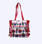 Hand Embroidered Gamcha Potli Tote Bag