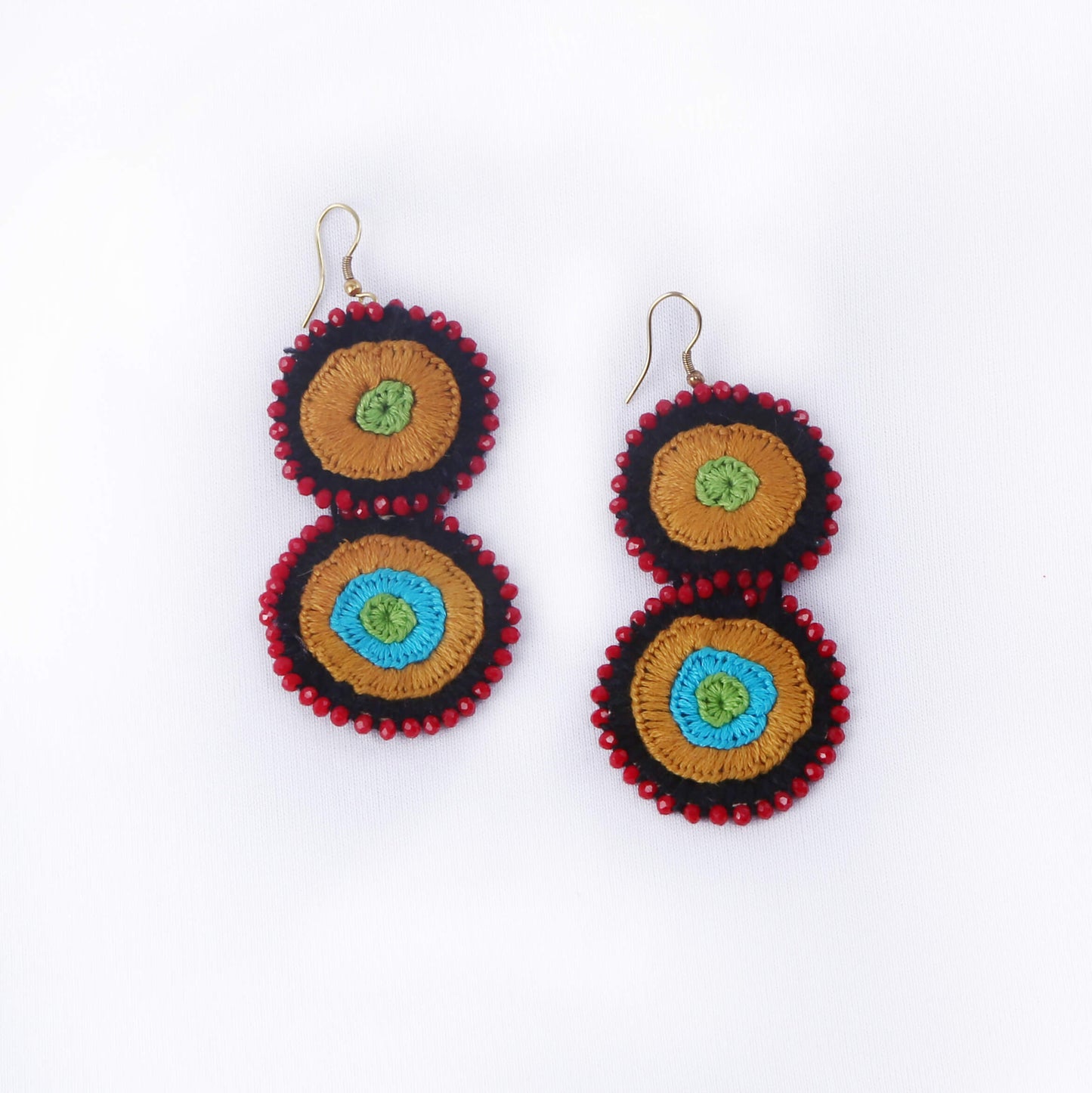 Handcrafted Gamcha Fabric Earings (E02)