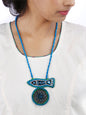 Hand Embroidered Deep Sea Design Necklace