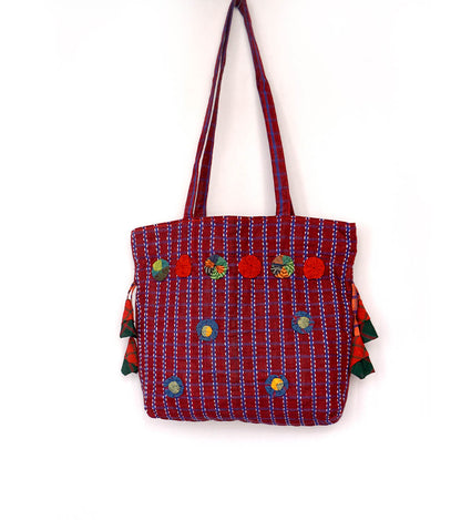 Potli Bag  Female Gamcha Fashion Handloom Fabric  PT14